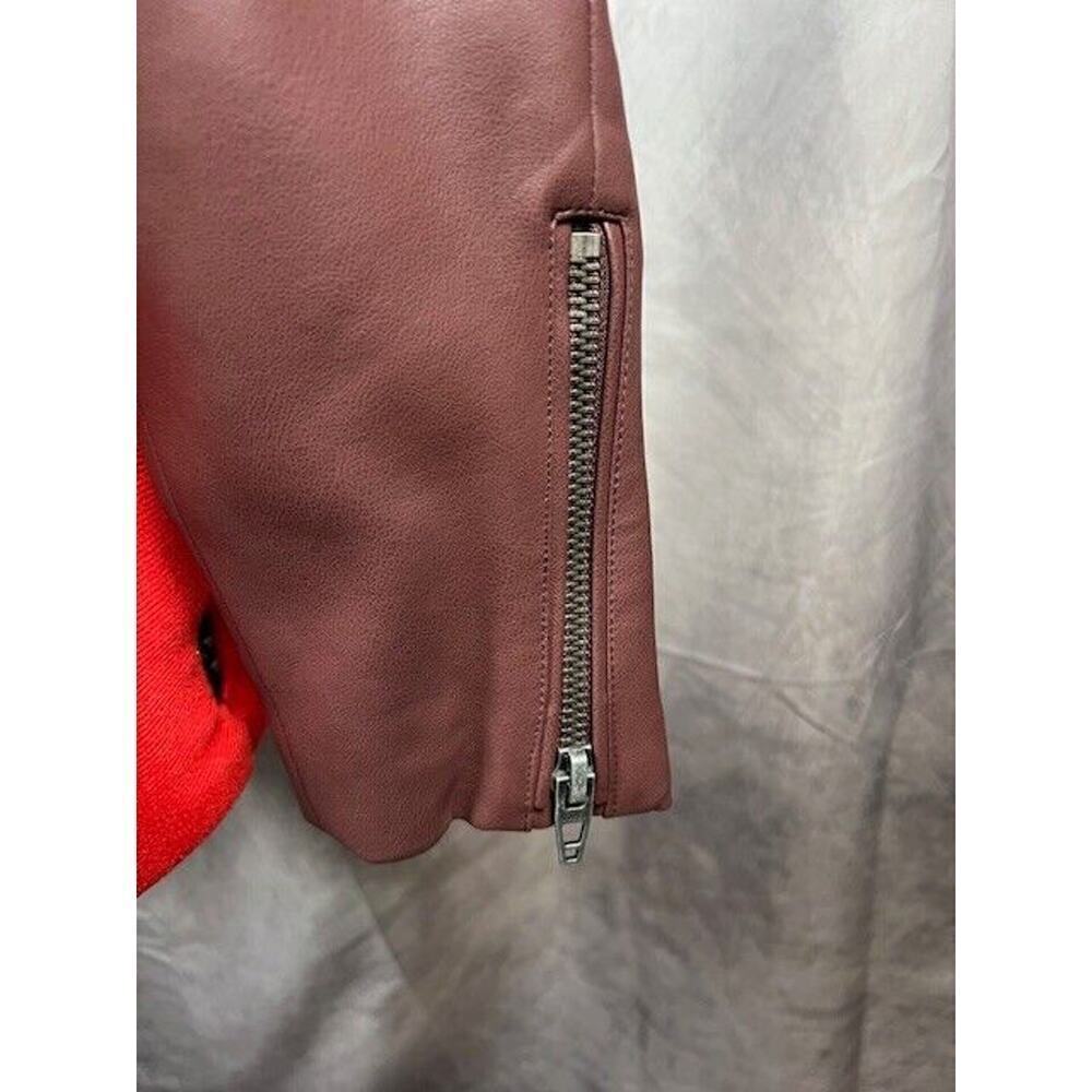 BlankNYC Faux Leather Crop Moto Jacket In Head Over Heels Size XS NWOT $98 MSRP - Picture 5 of 9